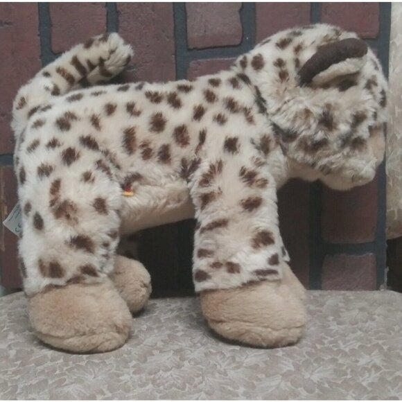 Build a Bear Baby Panther Leopard Gold Eyes Rare Plush Stuffed Cheetah 2010 - Picture 7 of 12